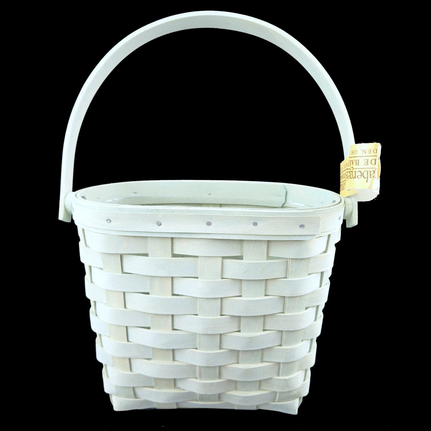 2005 LONGABERGER WOVEN MEMORIES PROTOTYPE BASKET WITH PROTECTOR / LINERS3