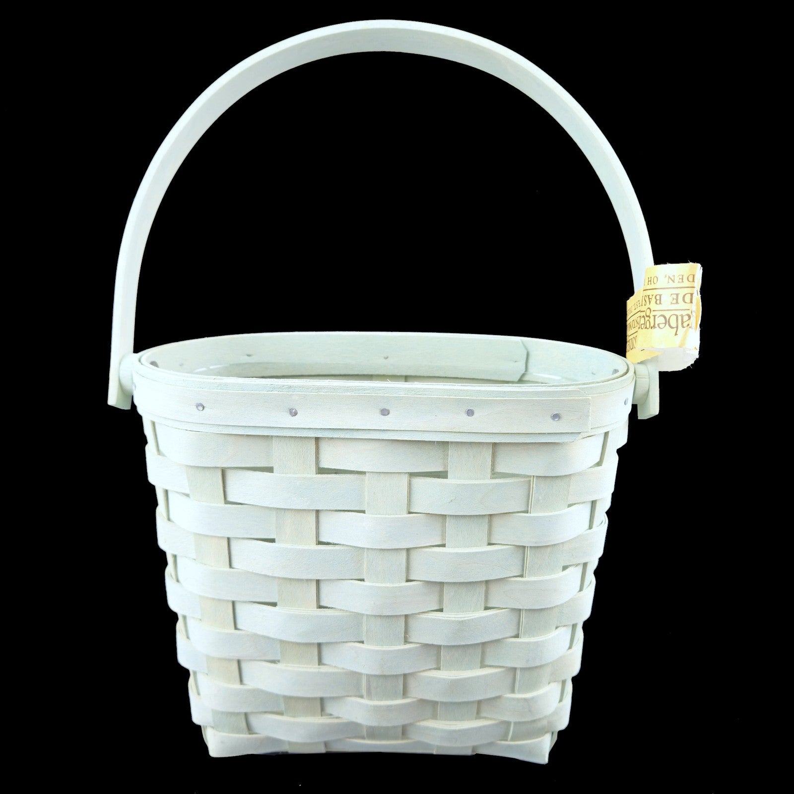 2005 LONGABERGER WOVEN MEMORIES PROTOTYPE BASKET WITH PROTECTOR / LINERS3