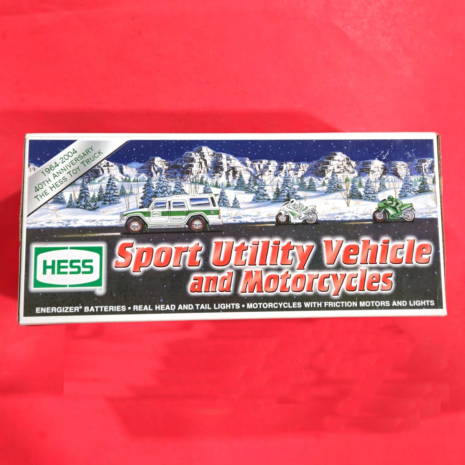 2004 COLLECTIBLE 40TH ANNIVERSARY HESS SPORT UTILITY VEHICLE & MOTORCYCLES   LF0