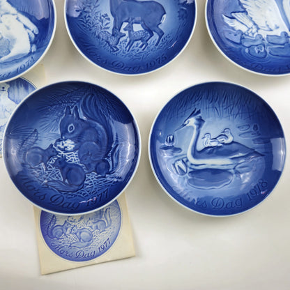 8 BING & GRONDAHL B & G MORS DAG MOTHER'S DAY PLATE LOT:  1971 - 19783