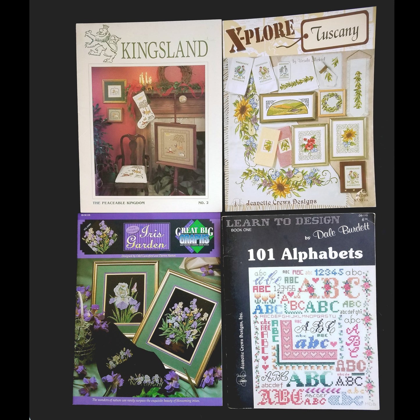 CROSS STITCH PATTERN / BOOK LOT:  NEEDLEWORK BOOK, EMBROIDERY DESIGNS,     LBH2