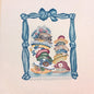 NEEDLEPOINT CANVAS:  TOWER OF HATS     BM0
