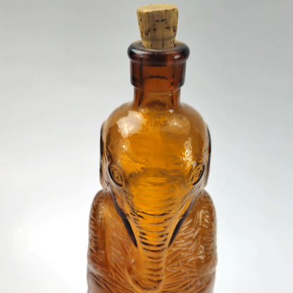 1930s AMBER ELEPHANT BROCKWAY BOTTLE LOT:  CLOROX?10