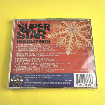 2004 SUPER STAR HOLIDAY HITS CD  NEW    LF1