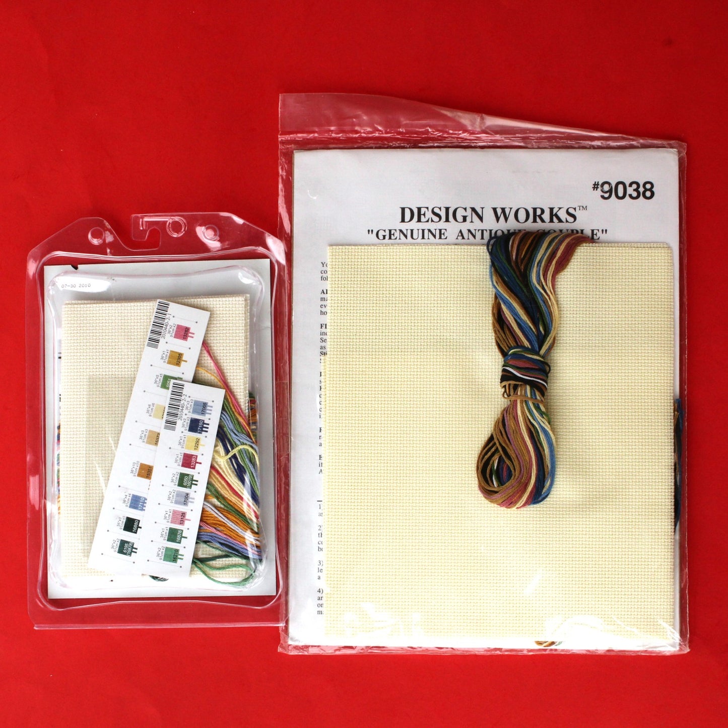 4 COUNTED CROSS STITCH KIT LOT:  BOOKMARK, SPORTS, NAPKIN RING, ANTIQUE   BM2