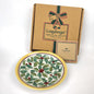 RETIRED LONGABERGER POTTERY:  CHRISTMAS AMERICAN HOLLY LUNCH PLATE  NIB0