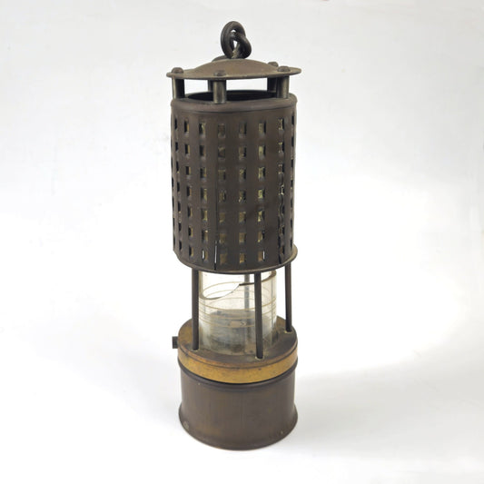 VINTAGE KOEHLER COAL MINER'S SAFETY LANTERN LAMP0