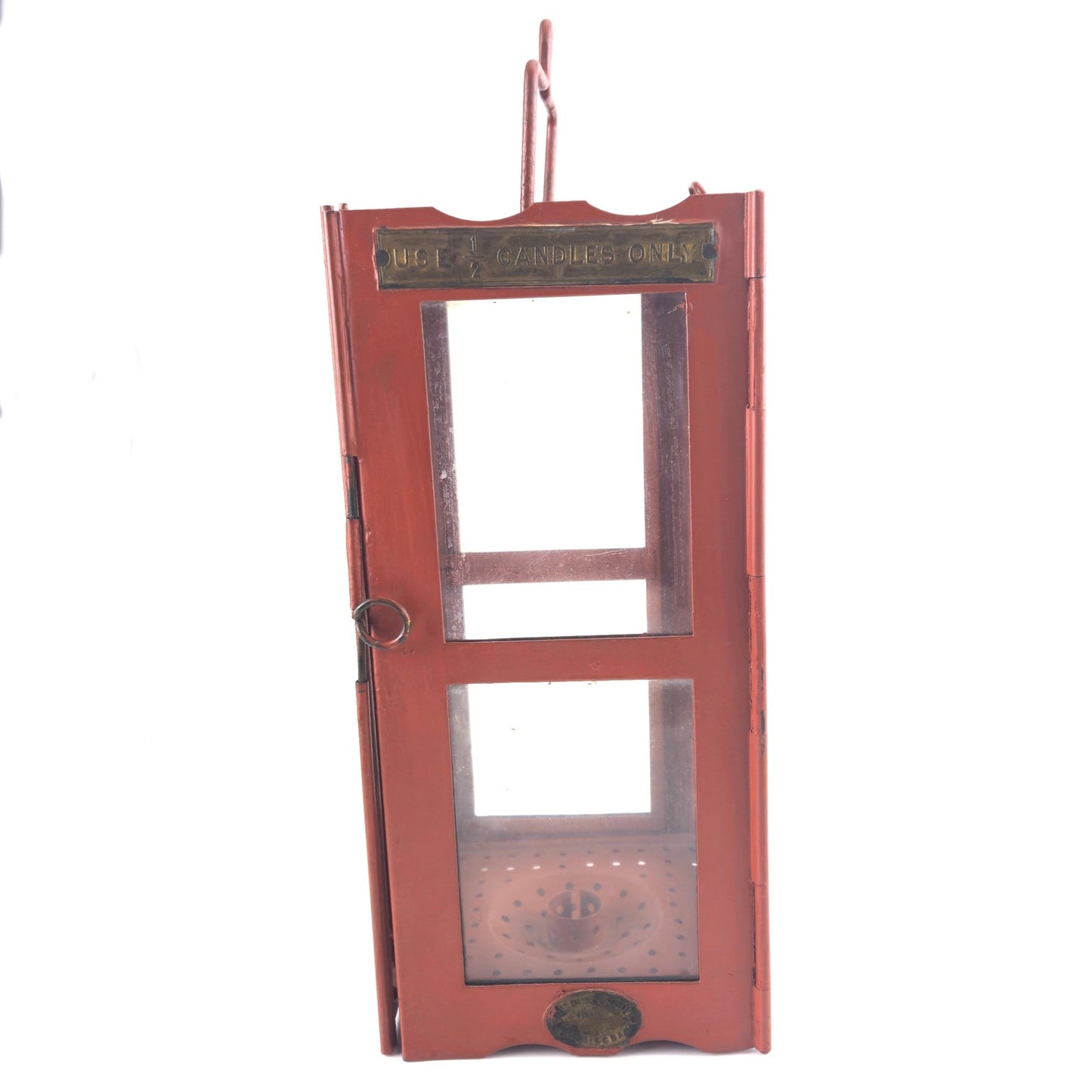 2 WWI TRENCH FOLDING CANDLE LANTERN LOT: 1914 HINKS & SON / 1915 G. POLKEY1