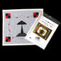 DUO DESIGNS HP NEEDLEPOINT CANVAS W/ STITCH GUIDE:  LADYBUG TEA POT   BM0
