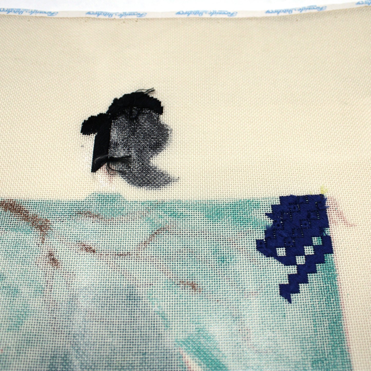 FABULOUS HAND PAINTED NEEDLEPOINT CANVAS: GEISHA ASIAN / ORIENTAL THEME     BM3