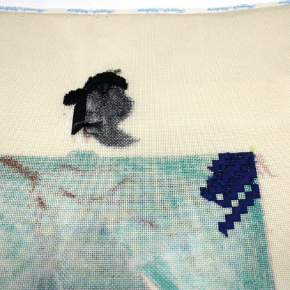 FABULOUS HAND PAINTED NEEDLEPOINT CANVAS: GEISHA ASIAN / ORIENTAL THEME     BM3