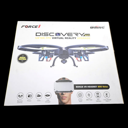 FORCE 1 DISCOVERY U818A FVP VIRTUAL REALITY UPGRADE DRONE   NIB    KMO0
