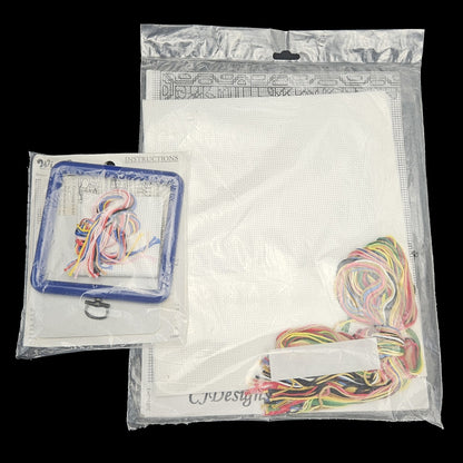 5 CROSS STITCH KIT LOT:  SAYINGS - DREAM, LIFE IS TOO SHORT TO WAIT, BELIEVE  BM4