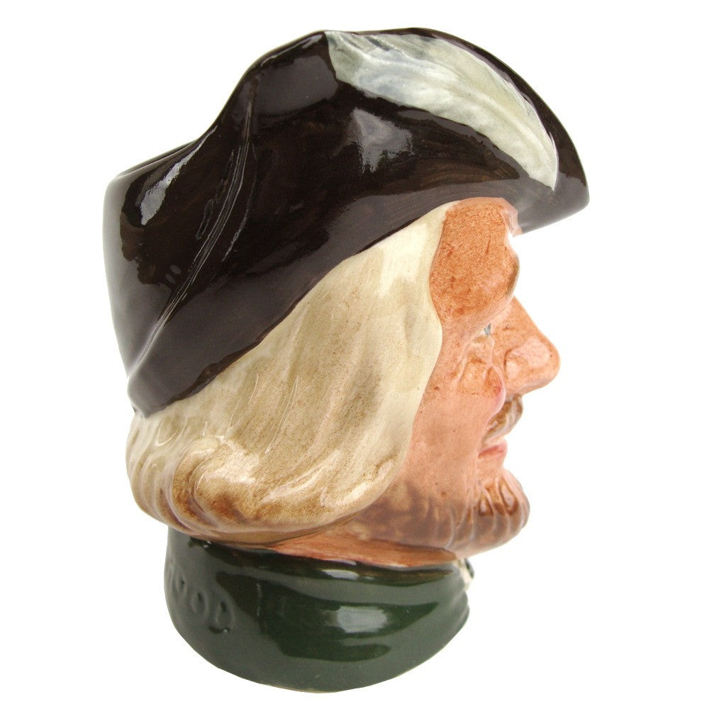 ROYAL DOULTON CHARACTER SMALL JUG: ROBIN HOOD D6534 STYLE 2  NO BOX      KM3