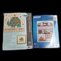2 COUNTED CROSS STITCH KIT LOT:  STITCHER'S SAMPLER, BABY ELEPHANT  BM0
