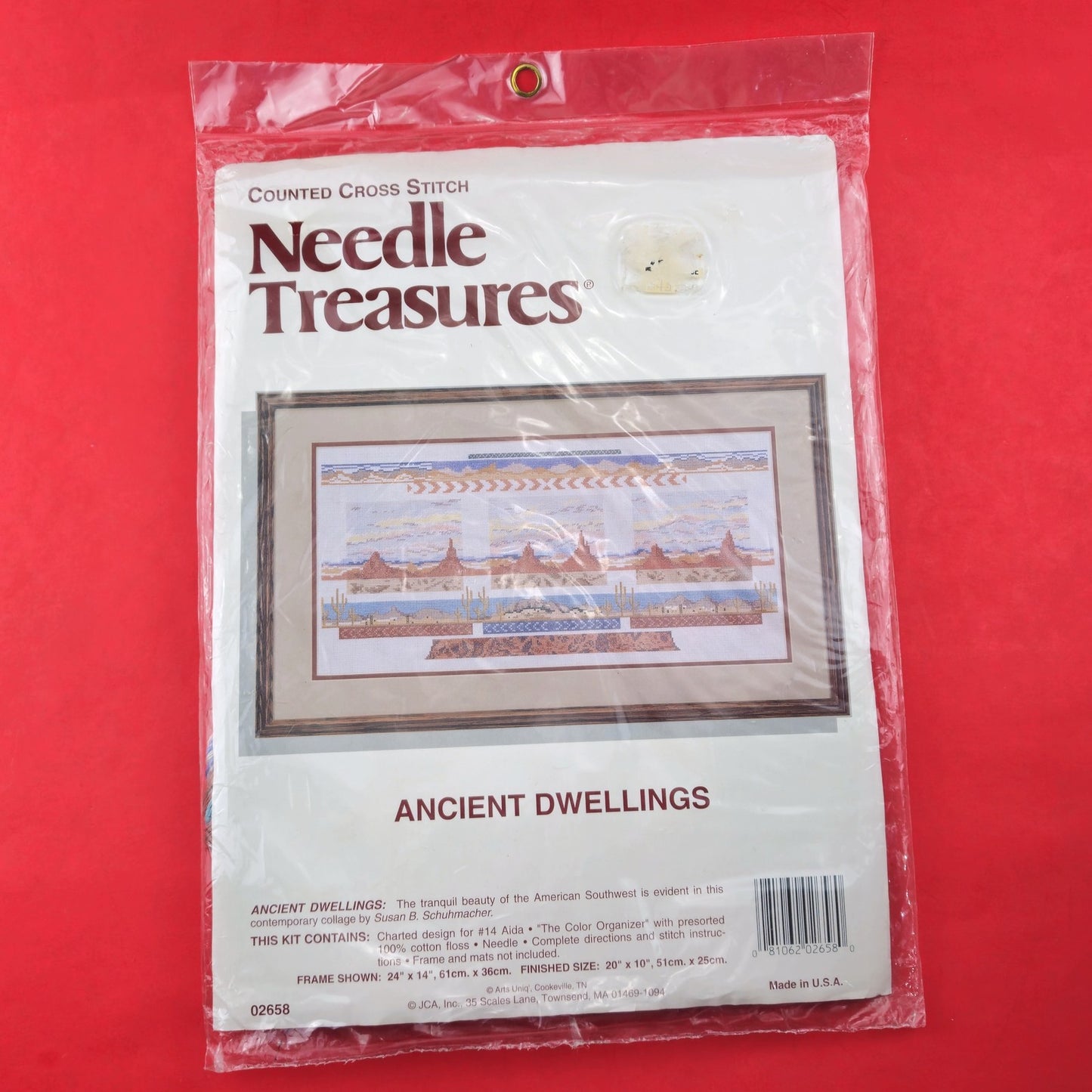 NEEDLE TREASURES COUNTED CROSS STITCH KIT: ANCIENT DWELLINGS SOUTHWESTERN   BM1