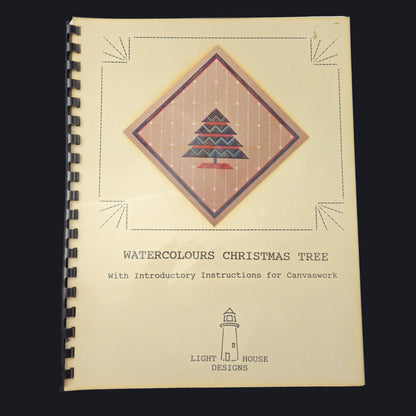 LIGHT HOUSE DESIGNS STITCH GUIDE:  WATERCOLOURS CHRISTMAS TREE     BM1
