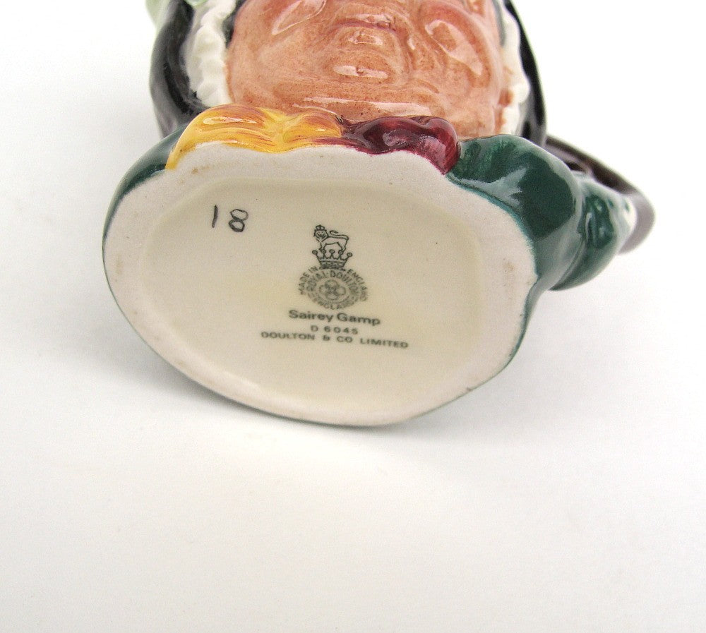 ROYAL DOULTON CHARACTER MINI JUG: SAIREY GAMP D6045 NO BOX     KM4