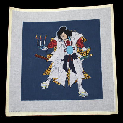 LARGE HP DESIGNS NEEDLEPOINT CANVAS:  ASIAN THEME JAPANESE SAMURAI   BM1