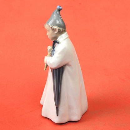 ROYAL COPENHAGEN FIGURINE:  THE SANDMAN, BOY WITH UMBRELLA1