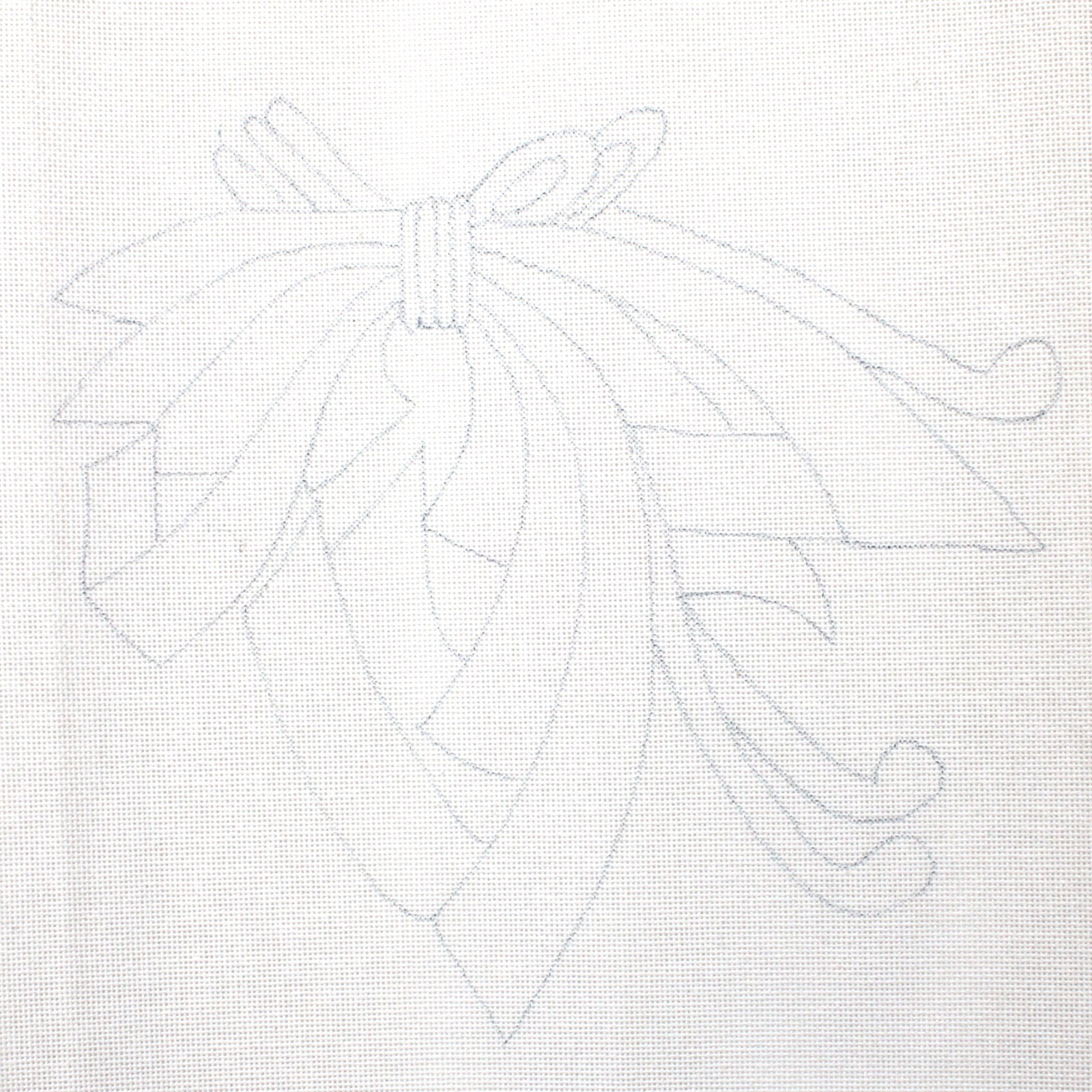 NEEDLEPOINT CANVAS:  RIBBON DRAWING     BM0