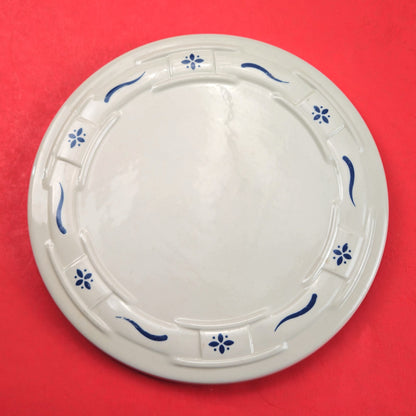 RETIRED LONGABERGER POTTERY:  TRIVET WOVEN TRADITIONS BLUE0