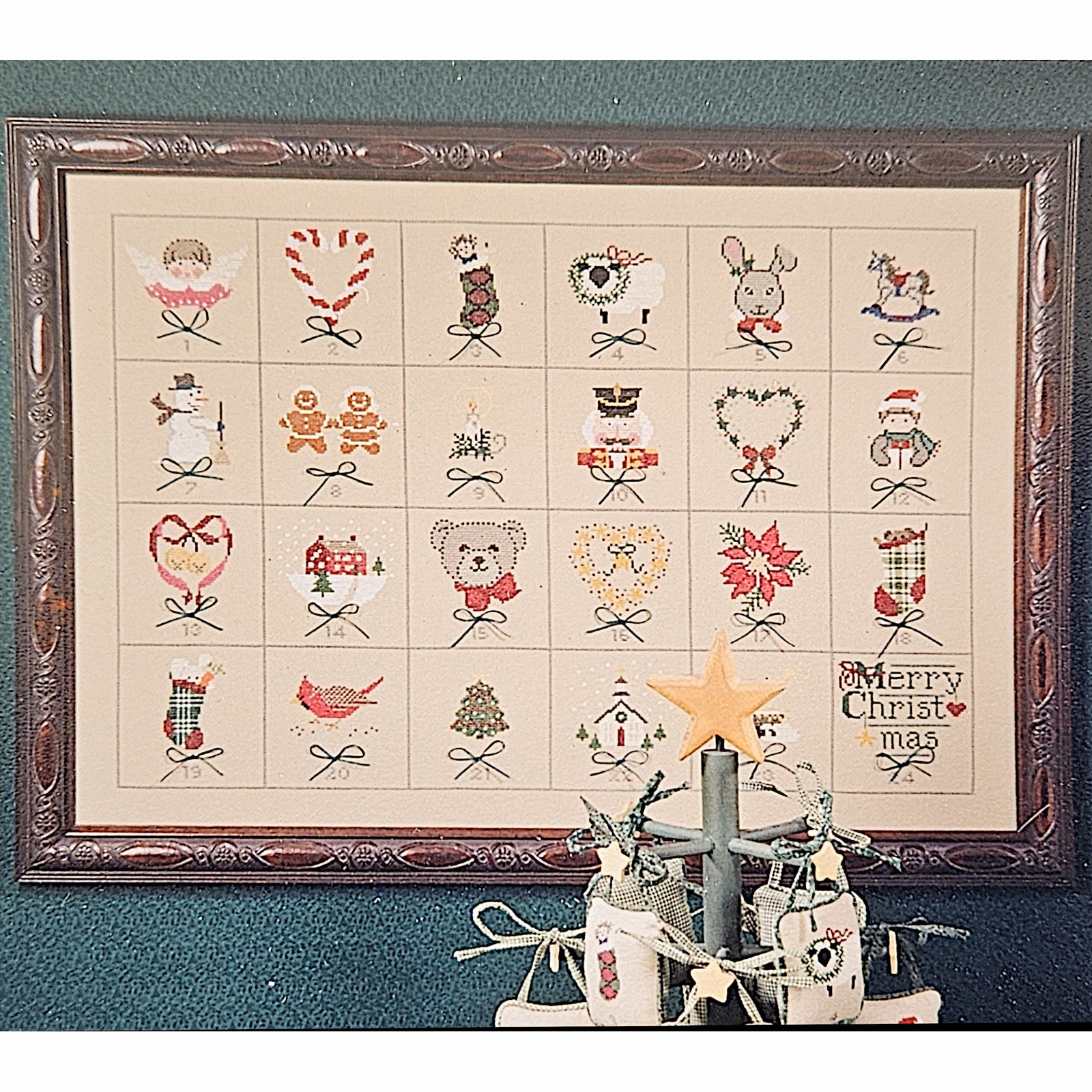 1989 THE CRICKET COLLECTION CROSS STITCH CHART NO. 67:  ADVENT CALENDAR   LF1