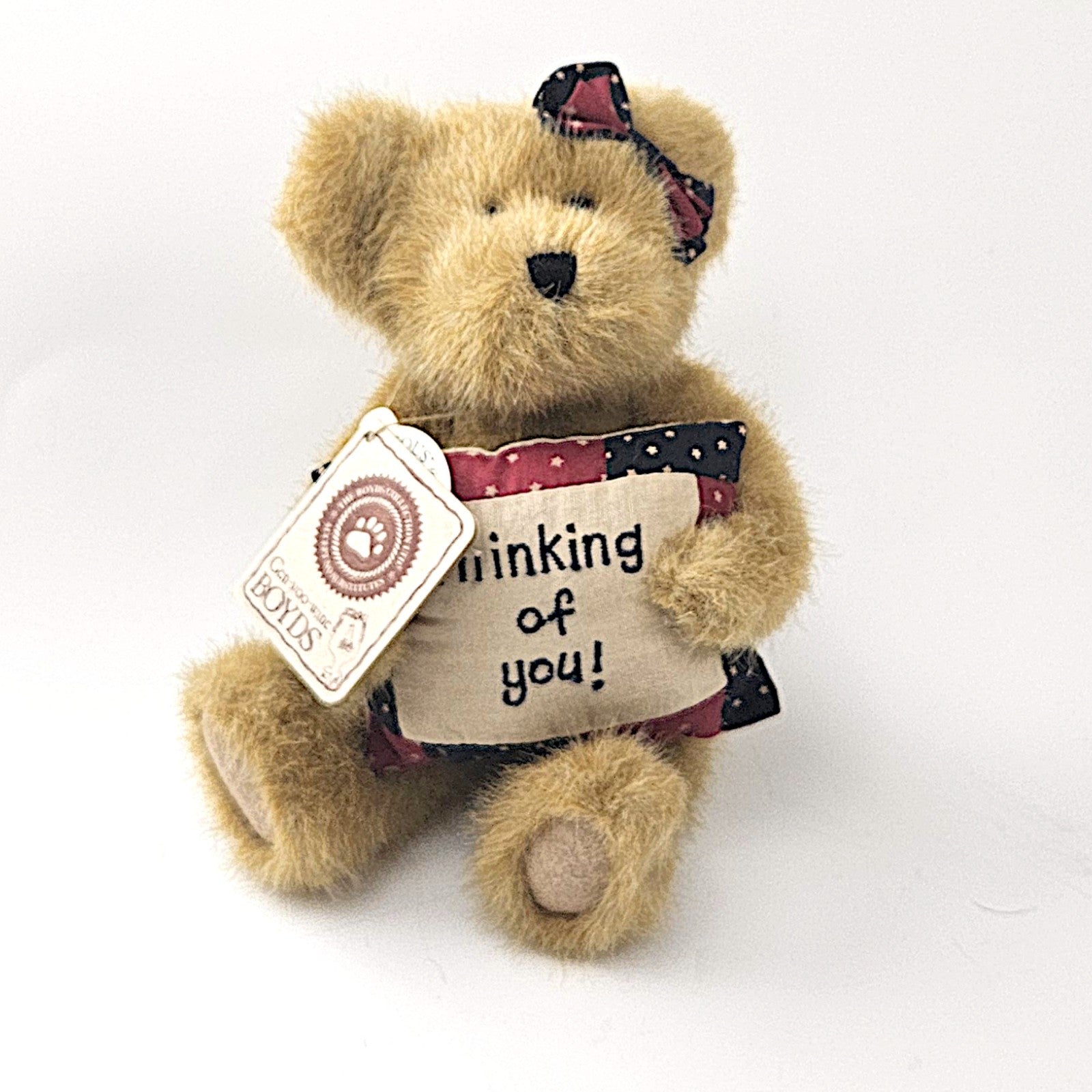 1988-2002 PLUSH BOYDS RETIRED BEAR:  CHER N. HUGS THINKING OF YOU  LF0